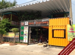 Quán cafe container - Container Tiên Phong - Công Ty TNHH Thương Mại Cơ Khí Tiên Phong